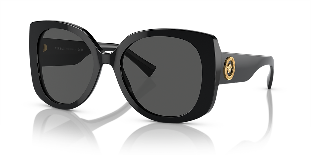 Versace VE4387 L (56 - 19) with Grey lenses and Black frame