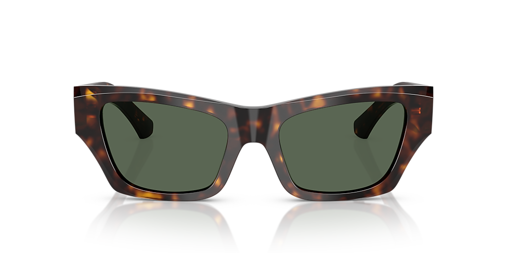 Burberry BE4441U S (52 - 19) with Green lenses and Brown frame