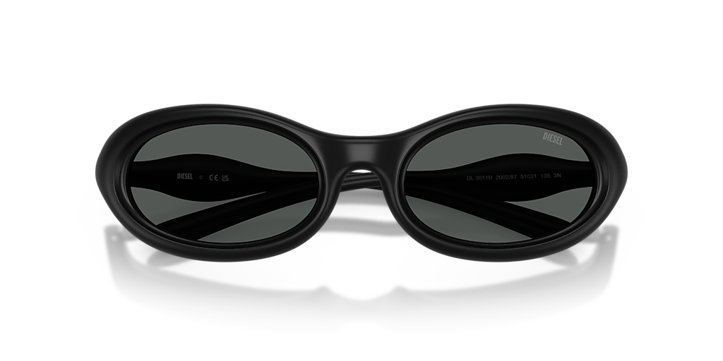 Diesel DL3011U XL (51 - 21) with Grey lenses and Black frame