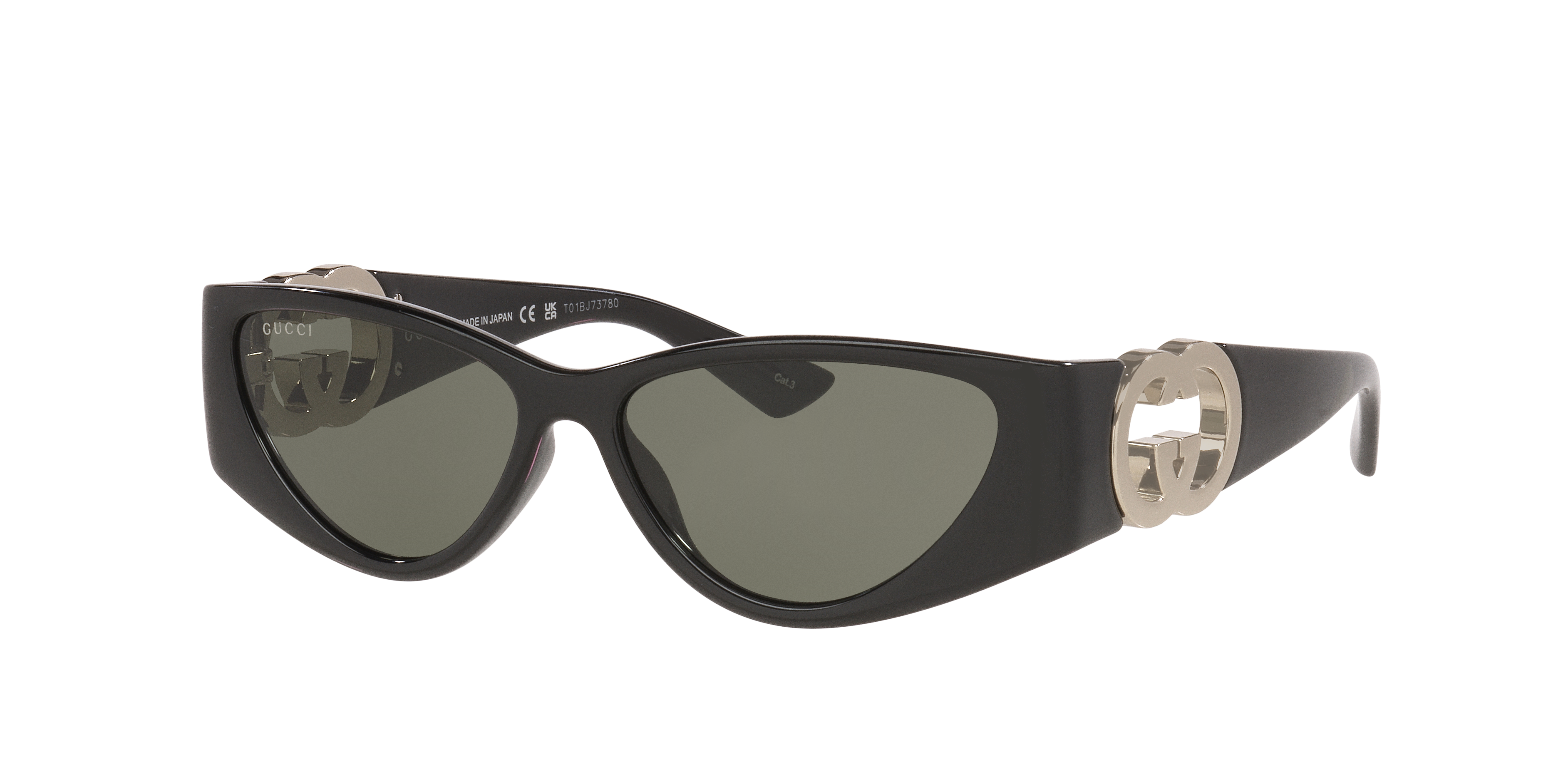 Gucci GG1824S M (55 - 14) with Grey lenses and Black frame