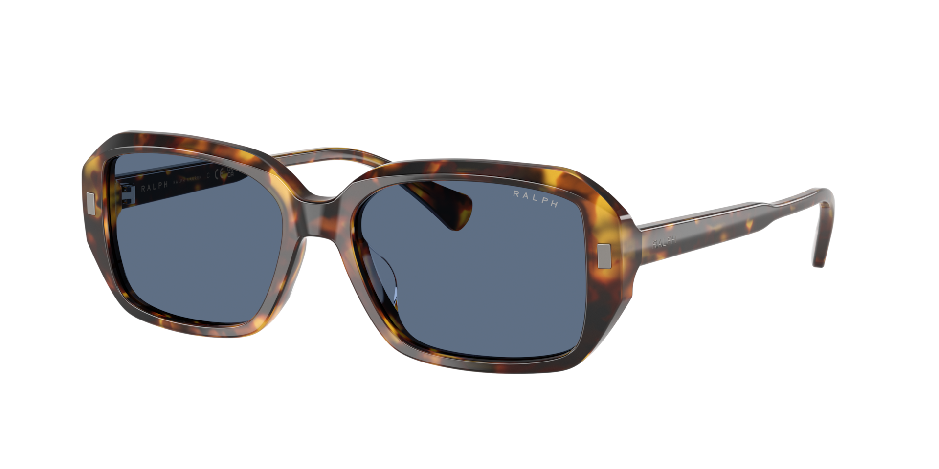 Ralph Femme Sunglass RA5325U - Couleur du Monture Havana brillant Couleur de Lentille Bleu fonc 49 €
