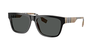 Burberry Briar L (52 - 19) with Grey lenses and Black frame