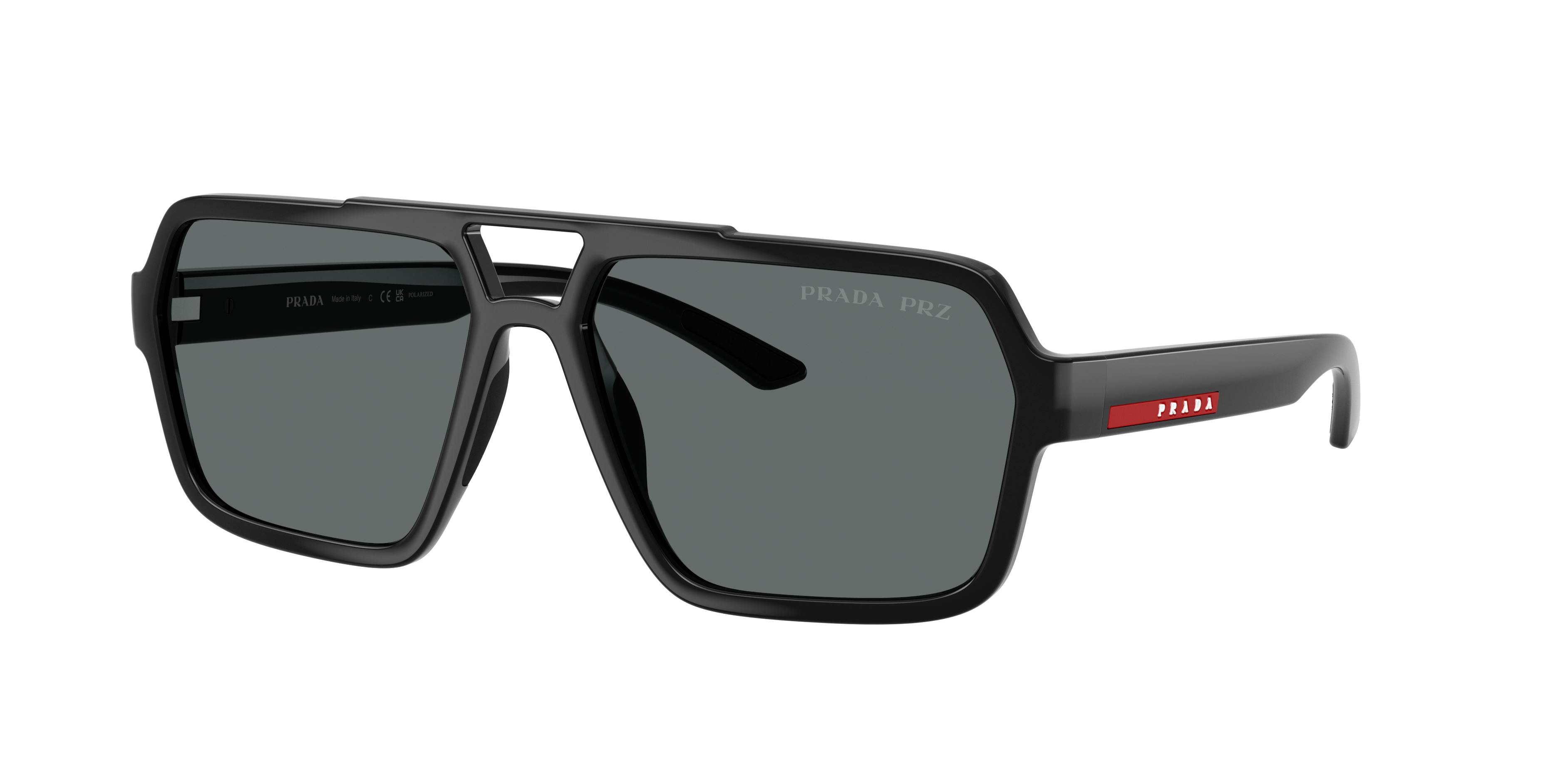 Prada Linea Rossa PS A06S XL (59 - 16) with Grey lenses and Black