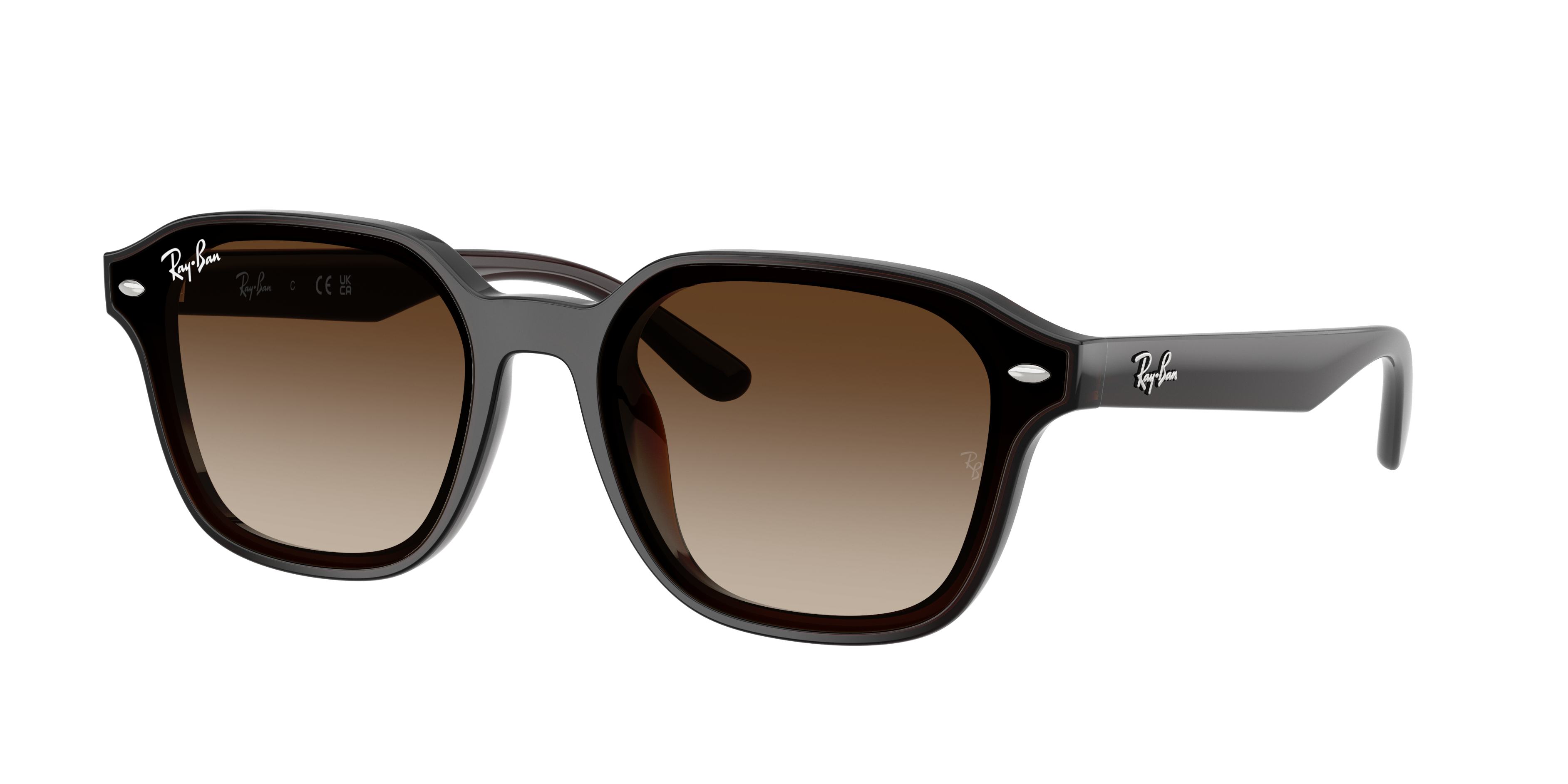 Ray-Ban RB4458D XL (65 - 18) with Brown lenses and Brown frame