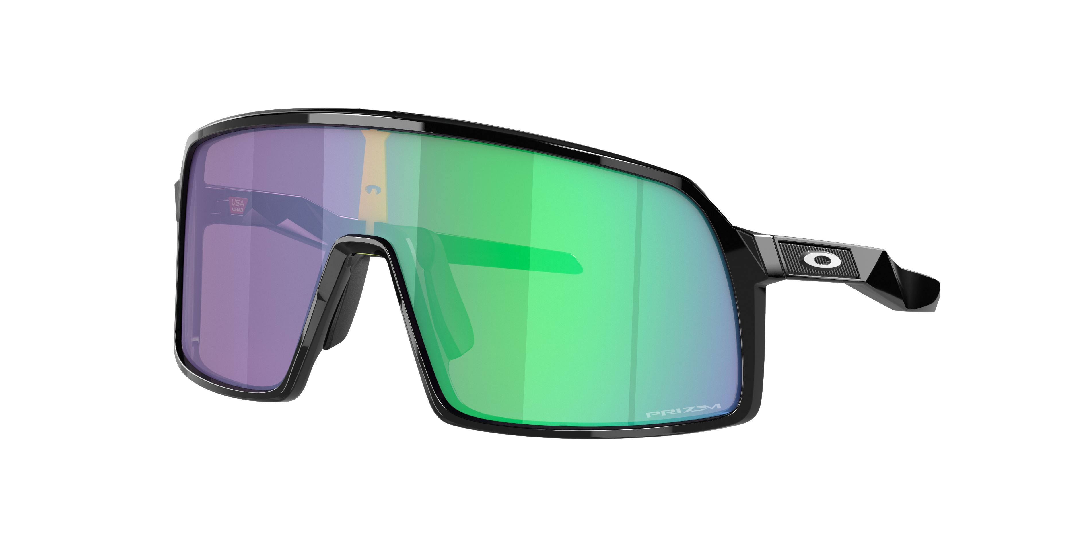 Oakley Man Sunglass Sutro S -  Frame color: Polished Black, Lens color: Prizm Jade