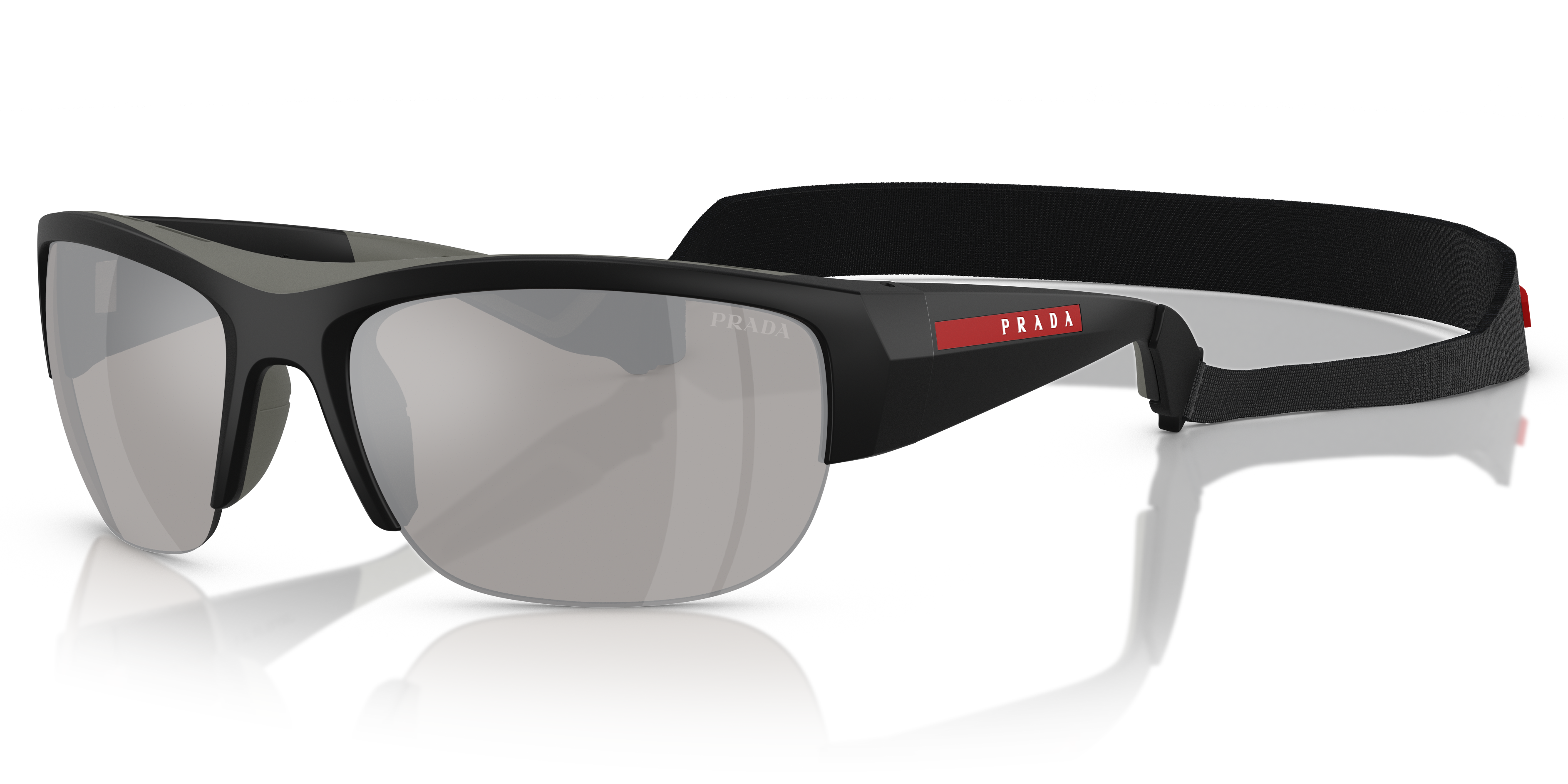Prada Linea Rossa PS A01S XL (69 - 19) with Silver lenses and