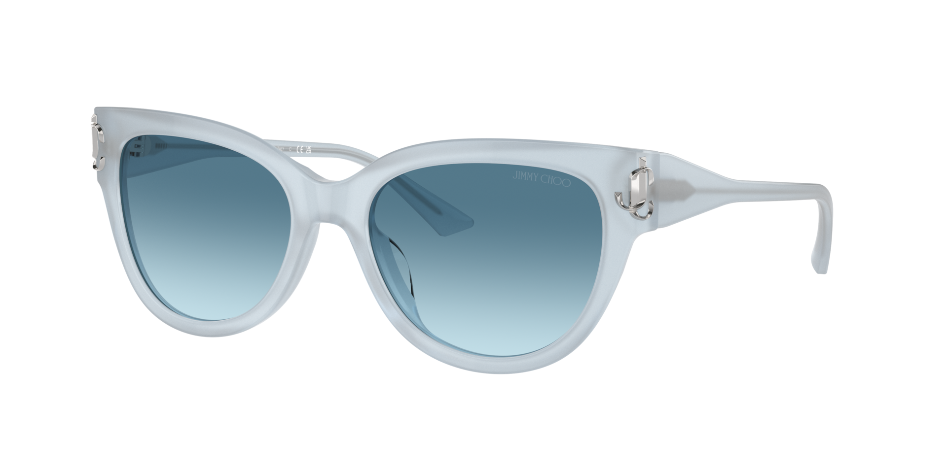 Jimmy Choo Woman Sunglass JC5018U -  Frame color: Opal Azure, Lens color: Gradient Blue