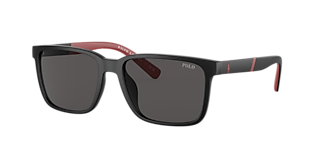 Polo Ralph Lauren PH4197U M (56 - 19) with Grey lenses and Red