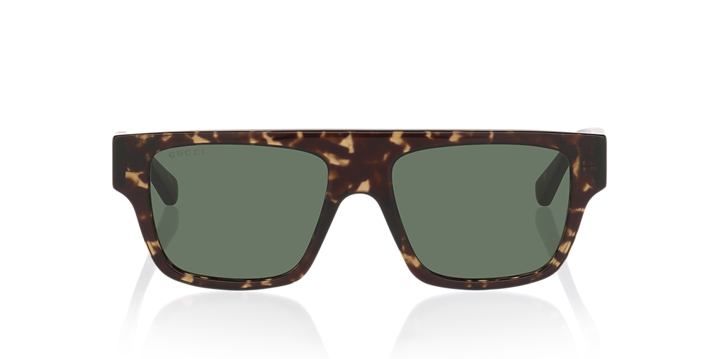 Gucci GG1960S L (53 - 17) with Green lenses and Tortoise frame