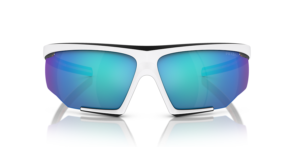 Prada Linea Rossa PS 07YS XXL (76 - 12) with Blue lenses and White