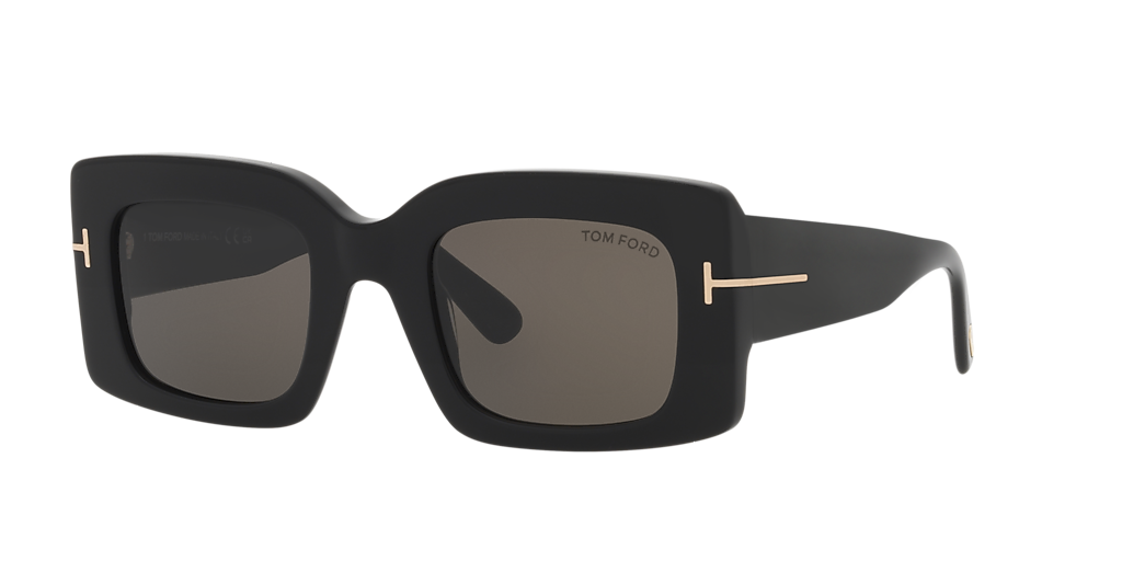 Tom Ford Brigitta XXL (50 - 24) with Grey lenses and Black frame