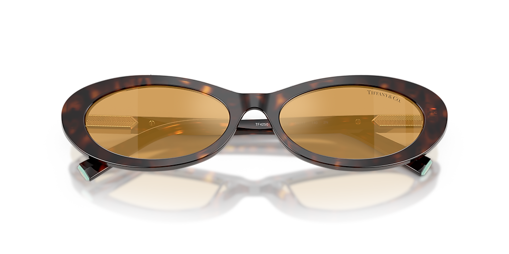 Tiffany & Co. TF4250 L (56 - 17) with Orange lenses and Tortoise