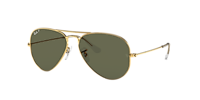 Ray-Ban Aviator Classic XL (58 - 14) with Green lenses and  display picture 1