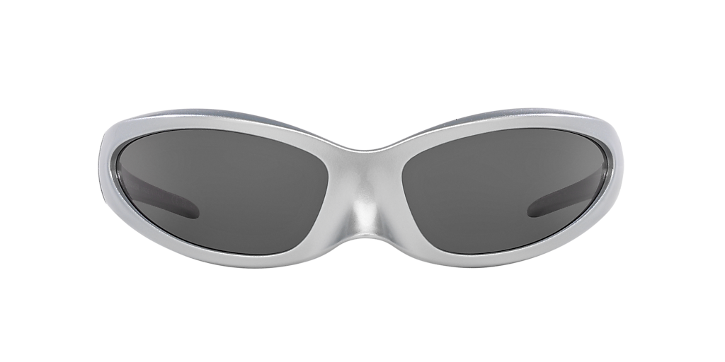 Balenciaga BB0251S XXL (80 - 19) with Grey lenses and Silver frame