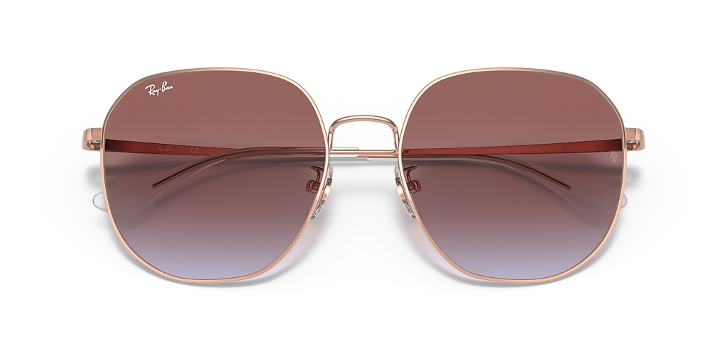 Ray-Ban RB3680D XXL (60 - 19) with Violet lenses and Pink frame