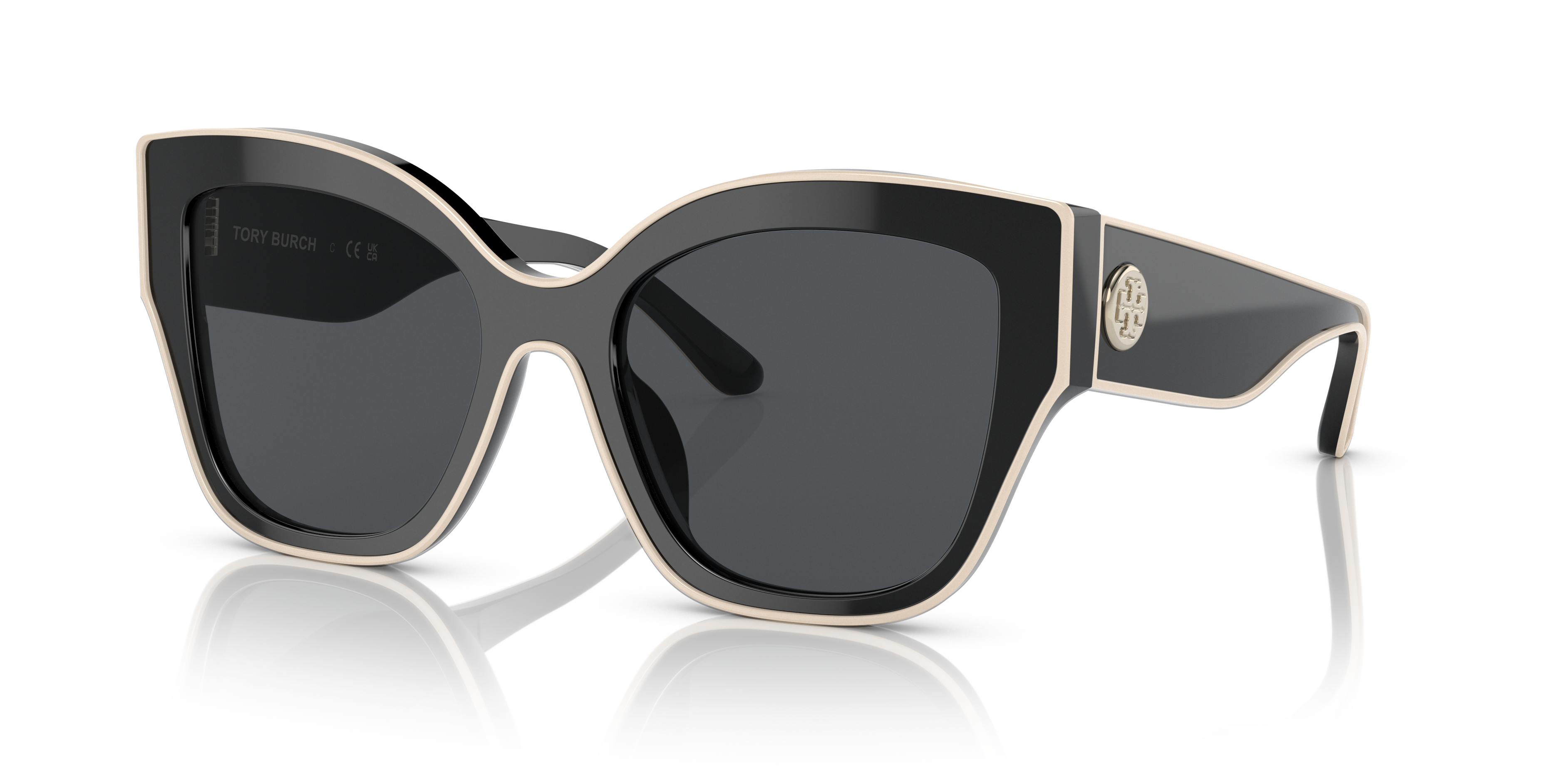 Tory Burch TY7184U M (54 - 19) with Grey lenses and Black frame