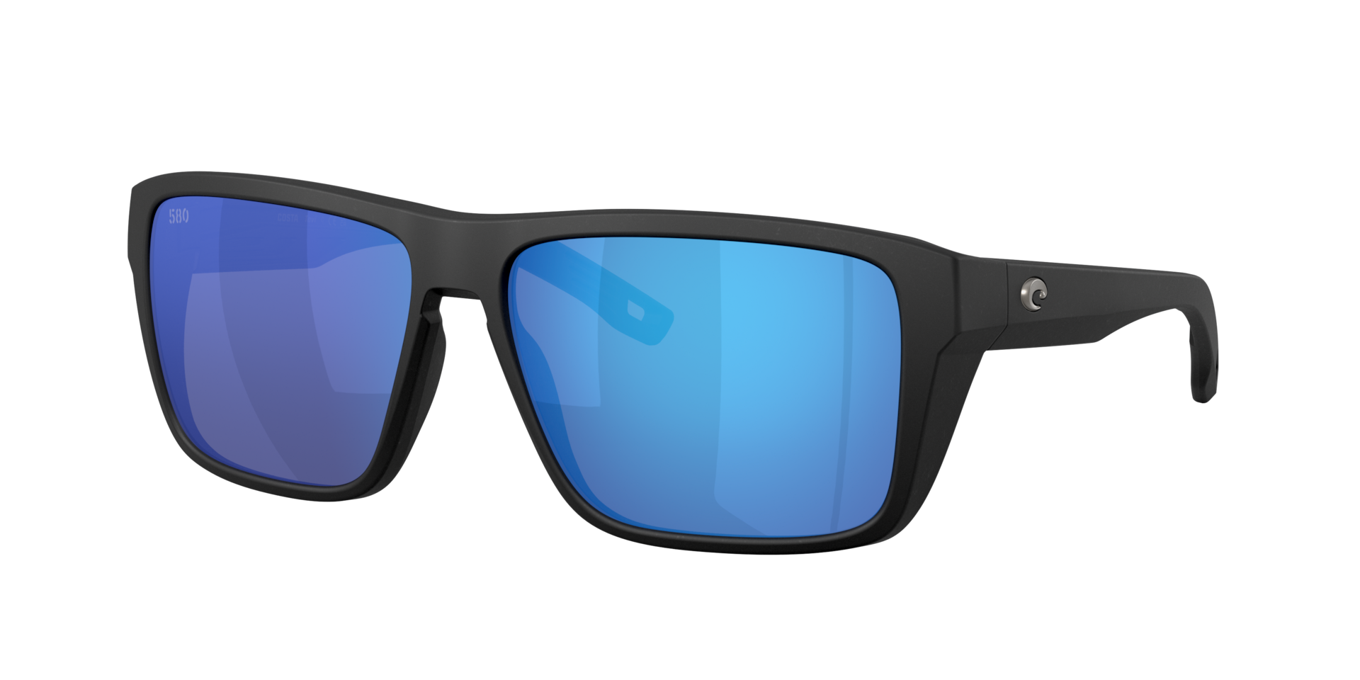 Costa Del Mar Hybrid Tavi Men's Netplus Black Frame Blue Mirror 580G Polarized Lens Sunglasses 06S9143-91430261