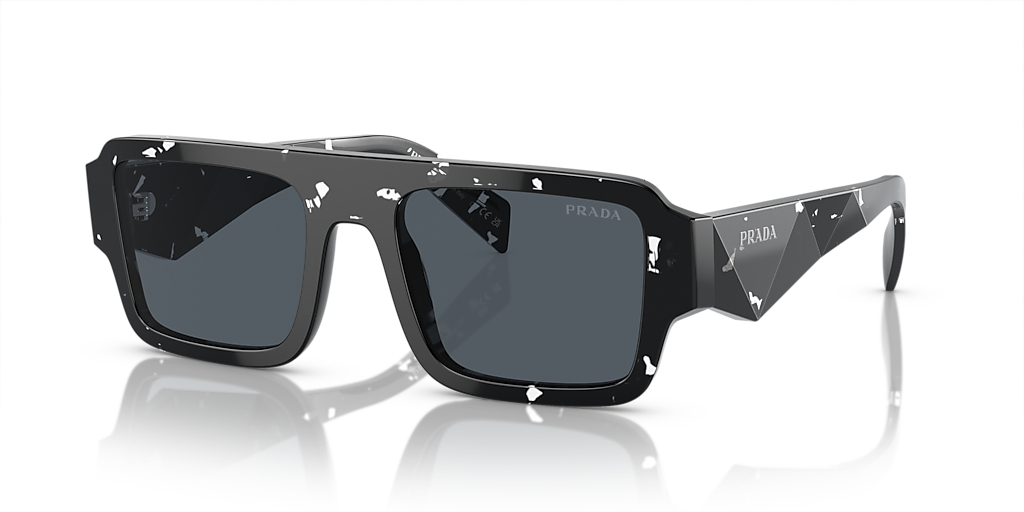 Prada PR A05S M (53 - 20) with Grey lenses and Black frame