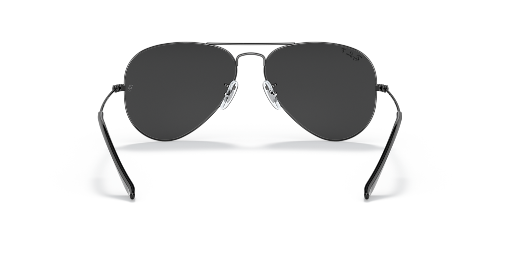 Ray-Ban Aviator サングラス ブラック Ray-Ban Aviator Total Black XL (58 - 14) with Black lenses and