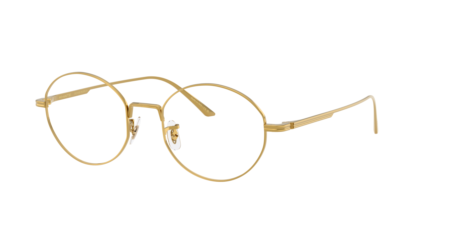 Oliver Peoples Frau Sunglass OV1376S 1994C - Rahmenfarbe: Gold, Linsenfarbe: Clear Blue-Violet Light Filter
