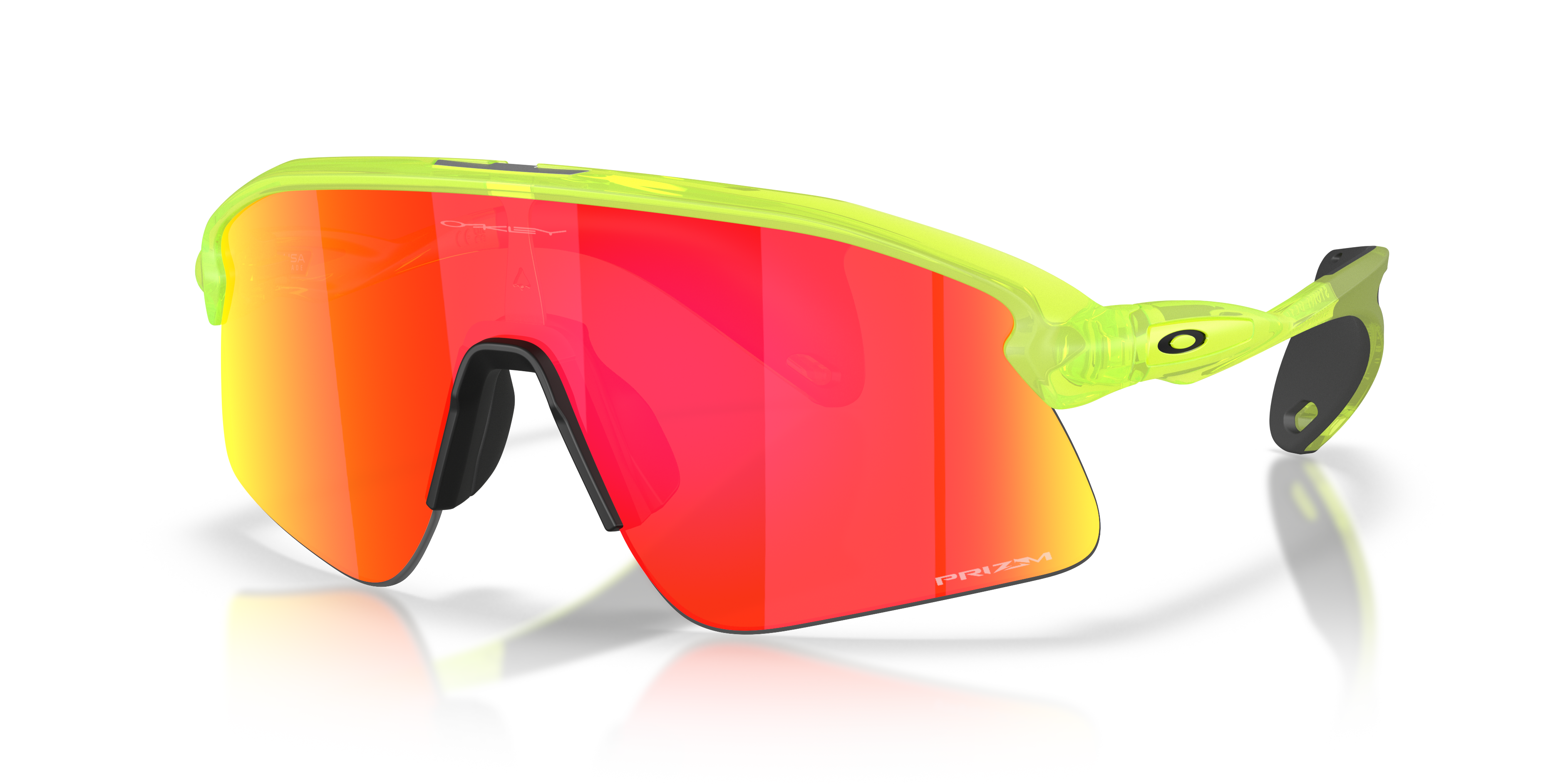 Oakley Stunt Devil L (0 - 139) with Orange lenses and Green frame
