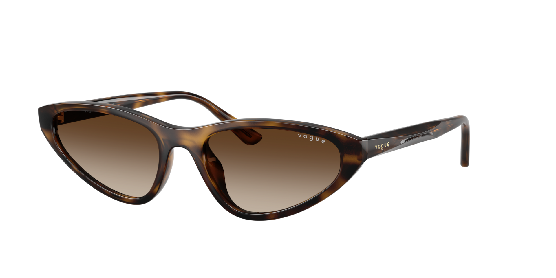 Vogue Eyewear Brown Vo5726su W65613 Woman Sunglasses Acetate Cat Eye Normal Nuanced - Image 3