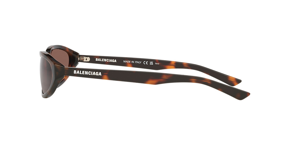Balenciaga BB0007S XL (59 - 18) with Brown lenses and Tortoise