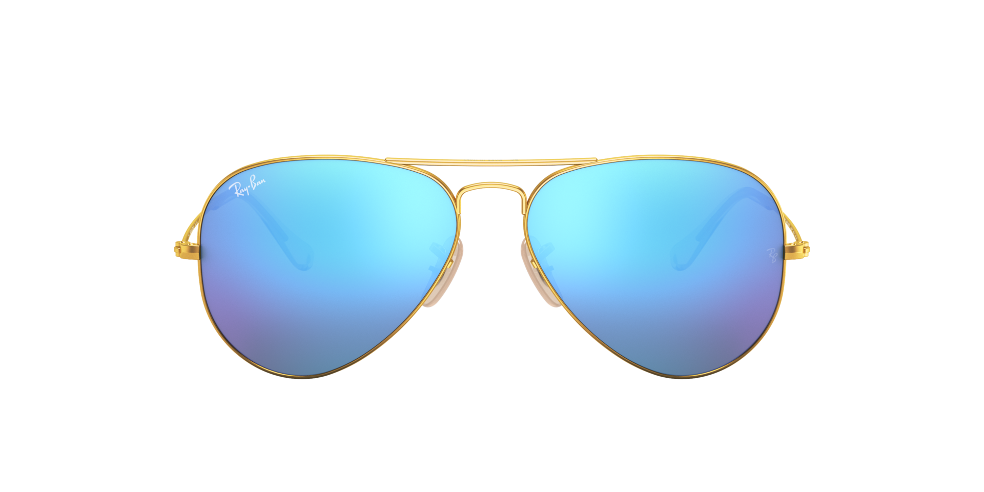 Ray-Ban Aviator Flash Lenses XXL (62 - 14) with Blue lenses and