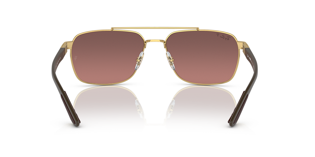 Ray-Ban RB3701 Polarized+ Lenses XXL (59 - 17) with Violet lenses