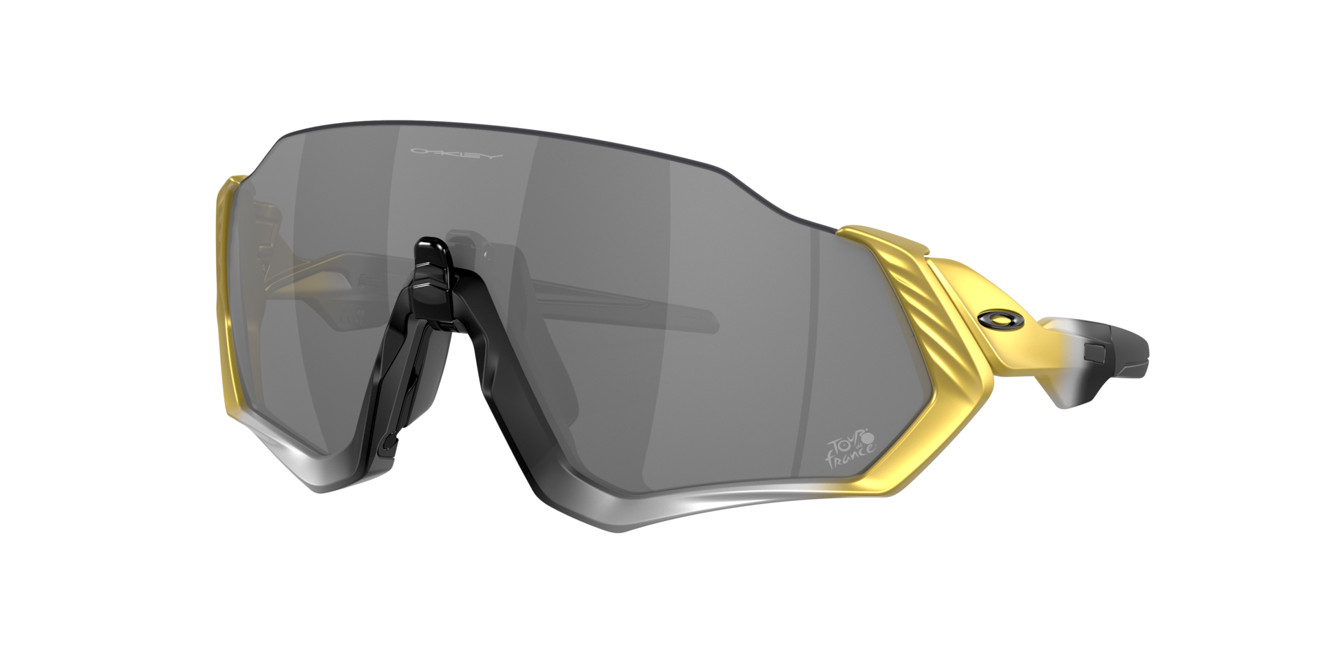 Oakley Unisex Sunglass 2020 Tour De France™ Flight Jacket™ - Rahmenfarbe: Trifecta Fade, Linsenfarbe: Prizm Black