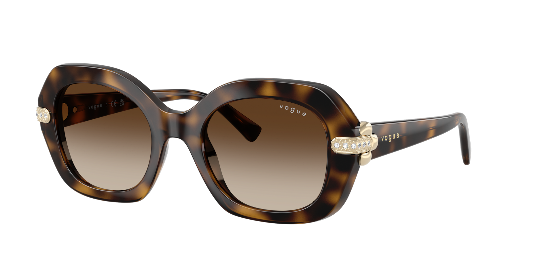 Vogue , Sunglasses, Unisex, Brown, 50 Mm, Vo5706sb Sunglasses - Image 4