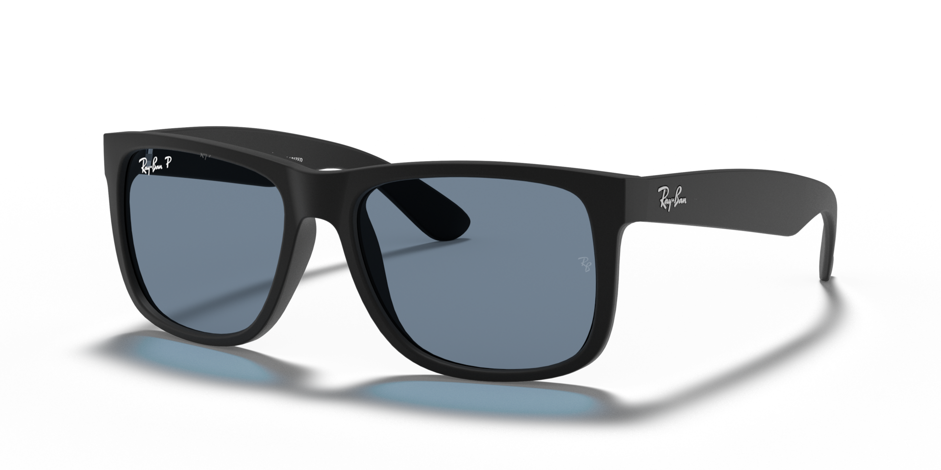 Ray-Ban Justin Classic S (54 - 16) with Blue lenses and Black