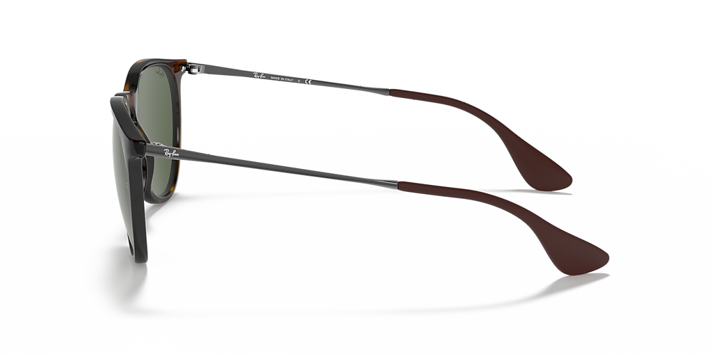 Ray-Ban Erika Classic M (54 - 18) with Green lenses and Tortoise