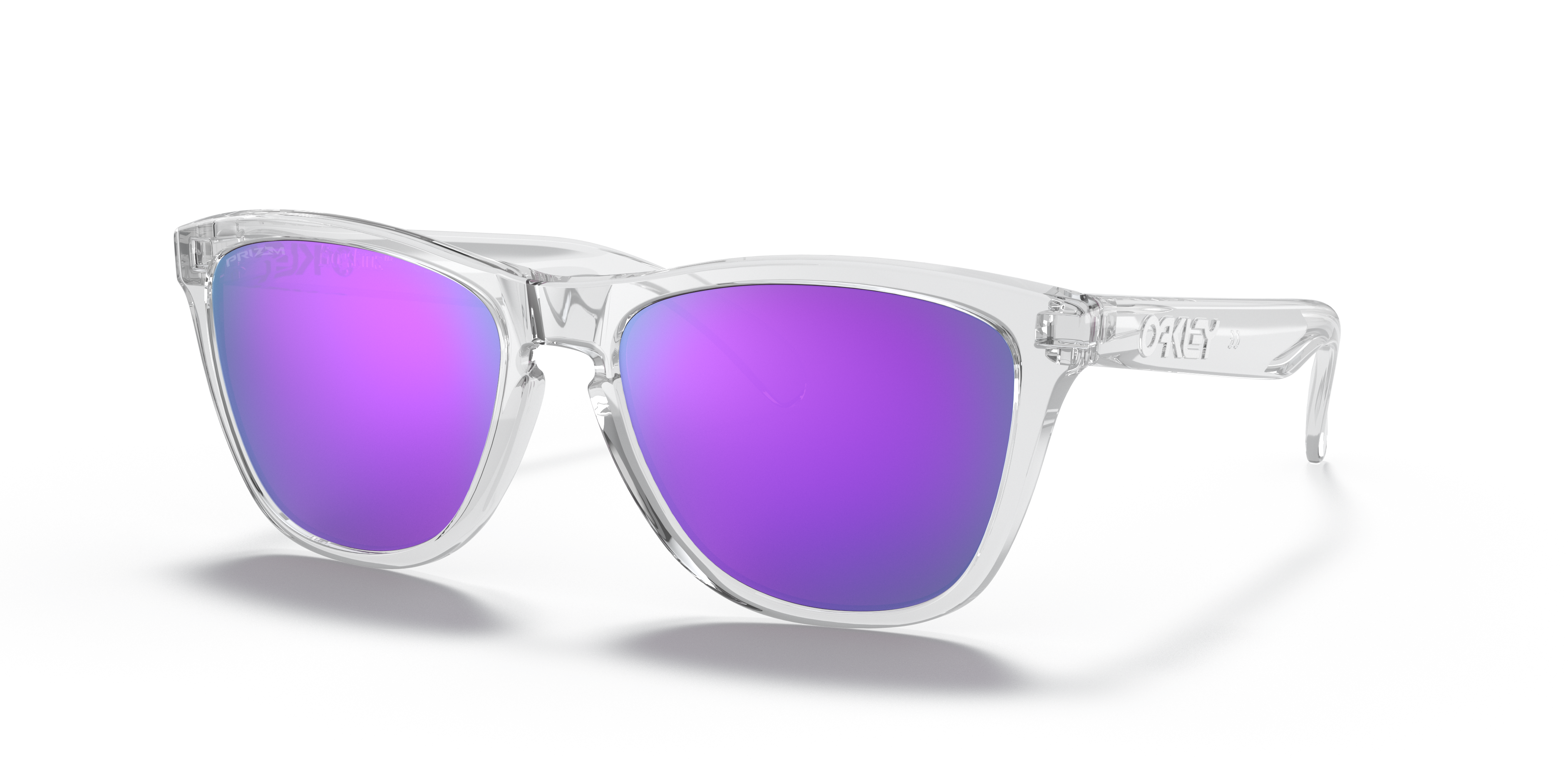 Oakley Frogskins™ (Low Bridge Fit) XL (54 - 17) with Violet lenses