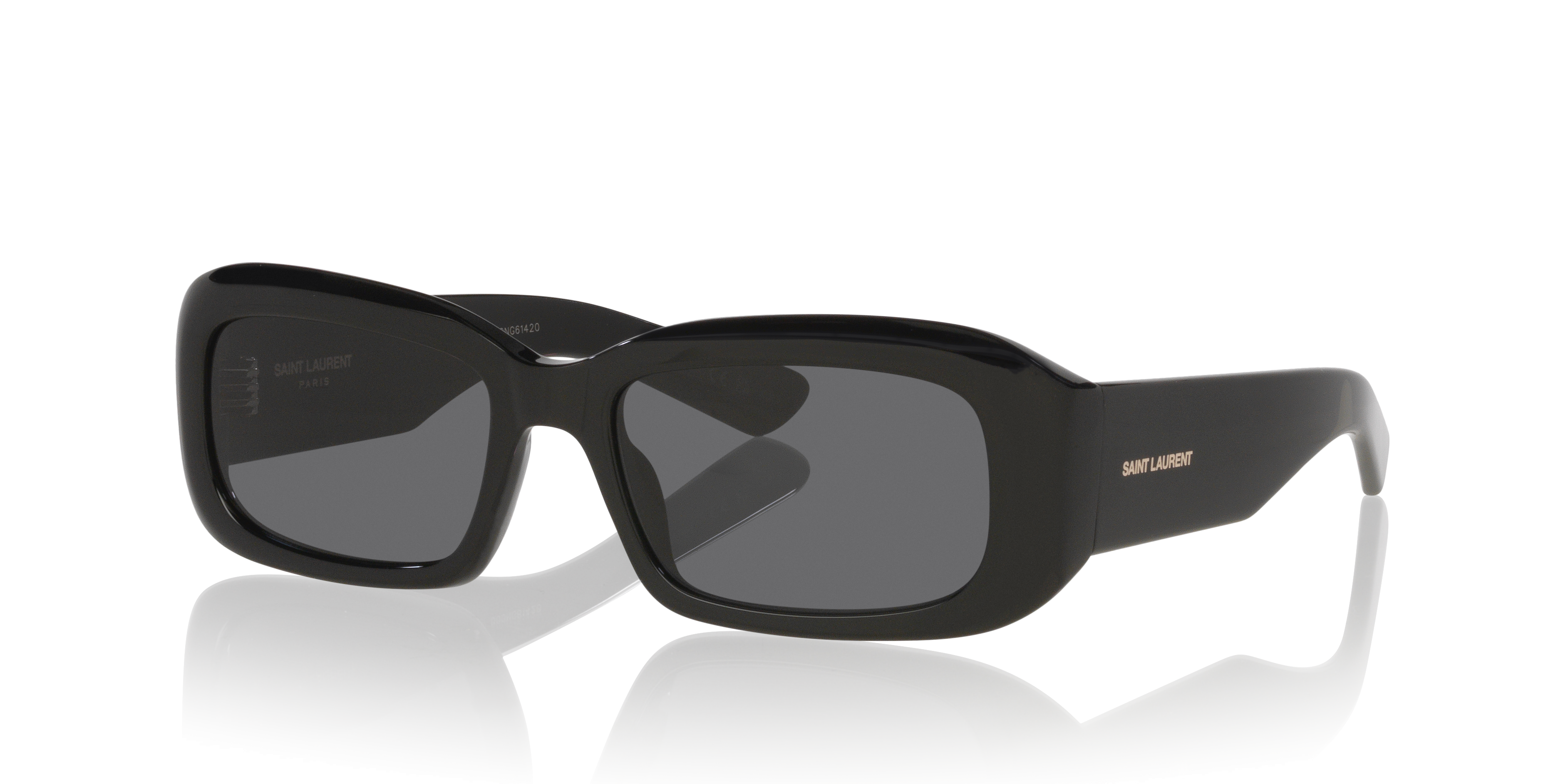 Saint Laurent SL 809 M (55 - 18) with Black lenses and Black frame