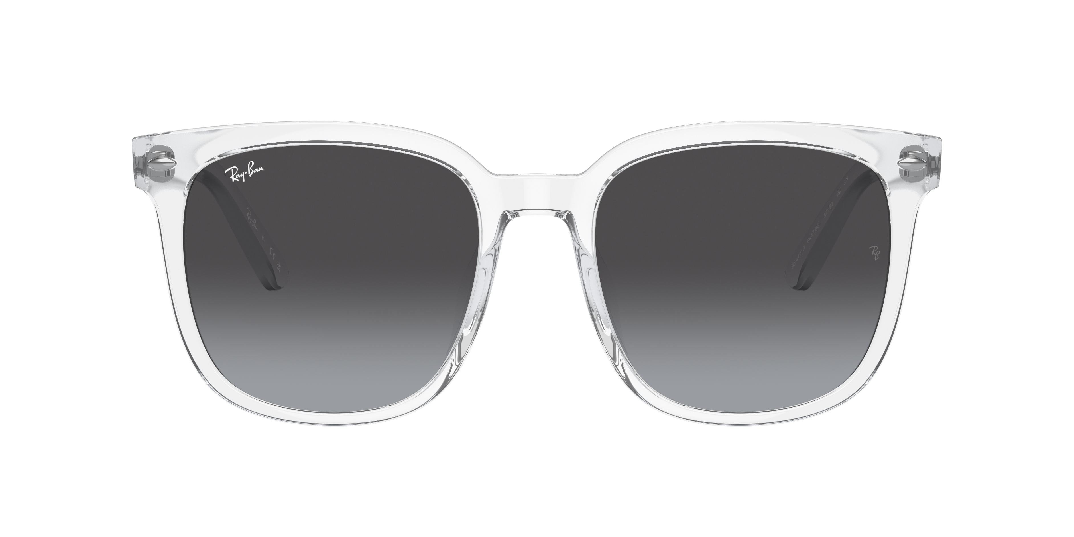週末SALE！本日最終日19日21時まで！RayBan RB4401D Ray-Ban RB4401D XXL (57 - 20) with Grey lenses and Transparent