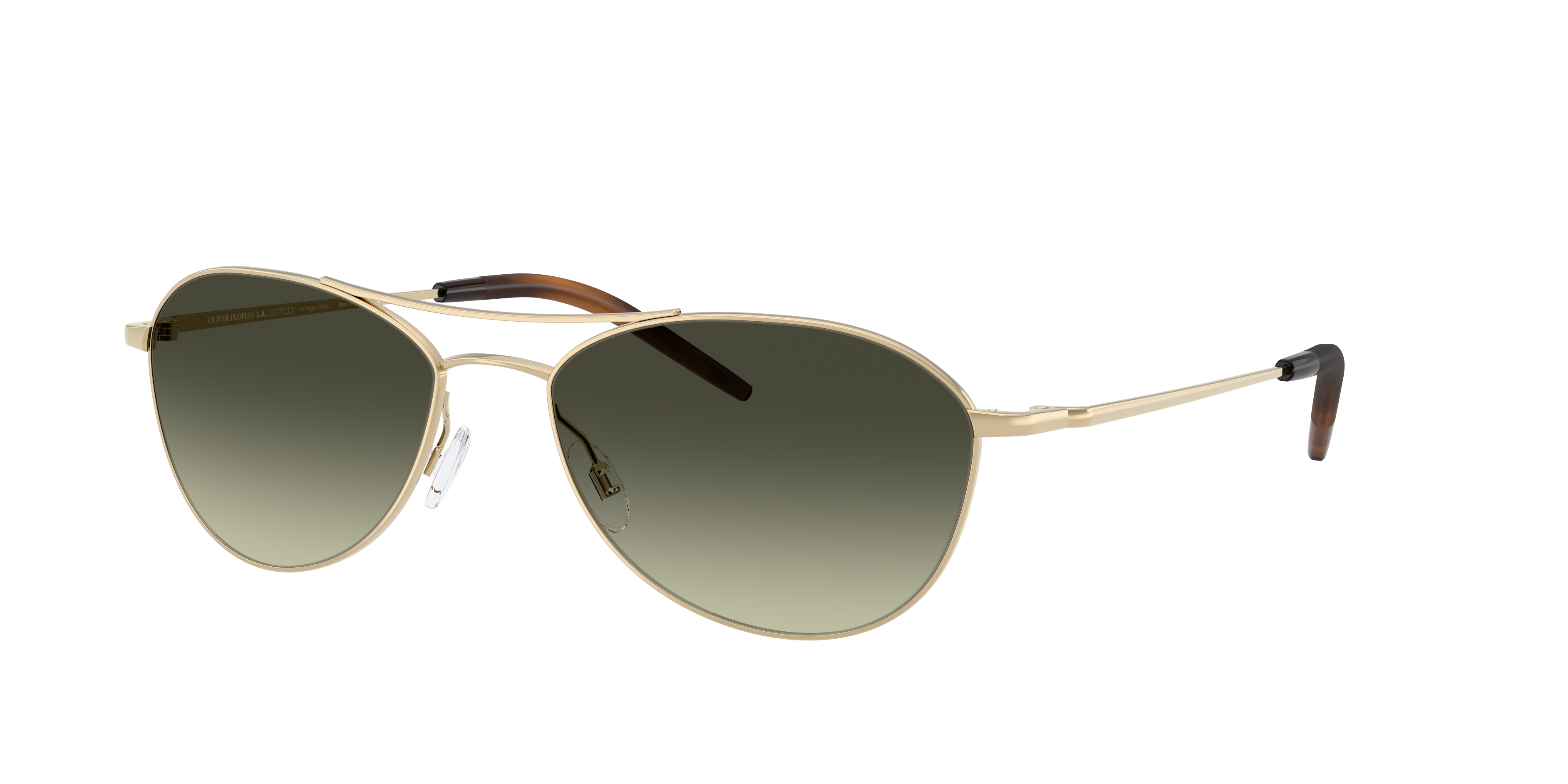 Oliver Peoples Unisex Sunglass OV1358S Aero II -  Frame color: Gold, Lens color: G-15 Gradient