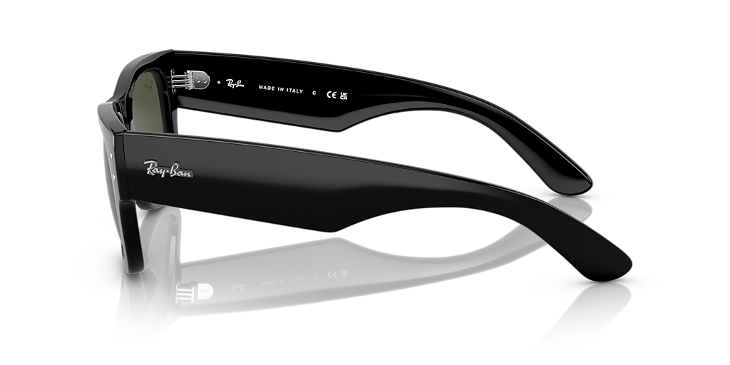 Ray-Ban Mega Wayfarer M (51 - 21) with Green lenses and Black