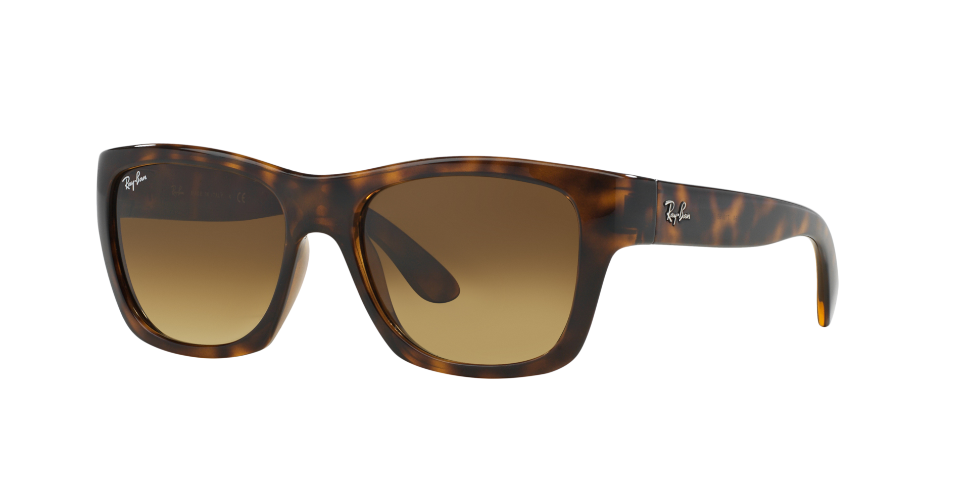 RAY-BAN Unisex Sunglasses RB4194  -  Frame color: Light Havana, Lens color: Brown Gradient