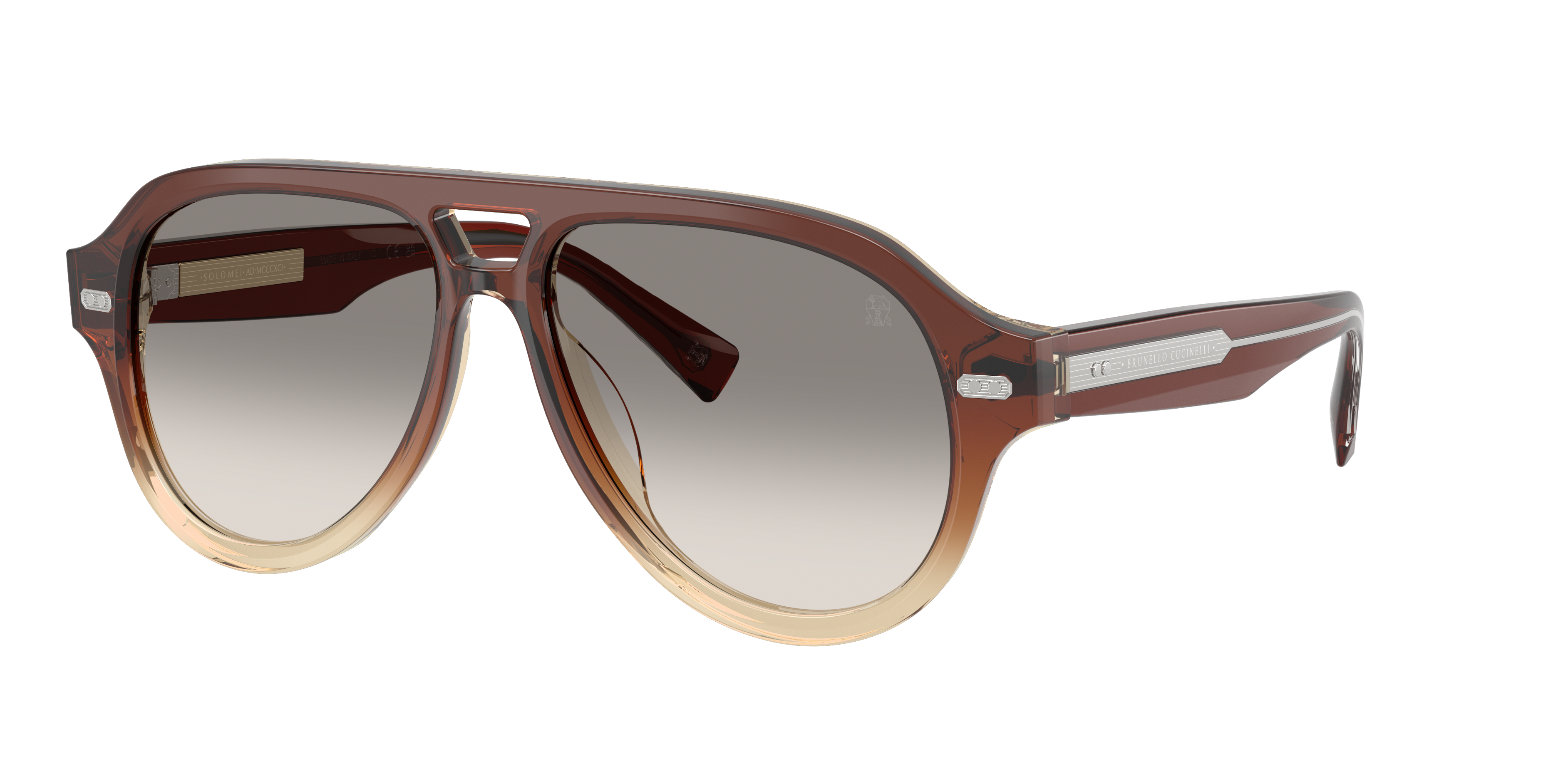 Brunello Cucinelli Man Sunglass BC4017S PAUL -  Frame color: Old Fashioned, Lens color: Juta