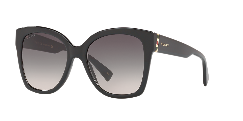 Gucci GG0459S XXS (54 - 19) with Grey lenses and Black frame