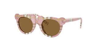 Burberry JB4355 XS (43 - 20) with Brown lenses and Pink frame