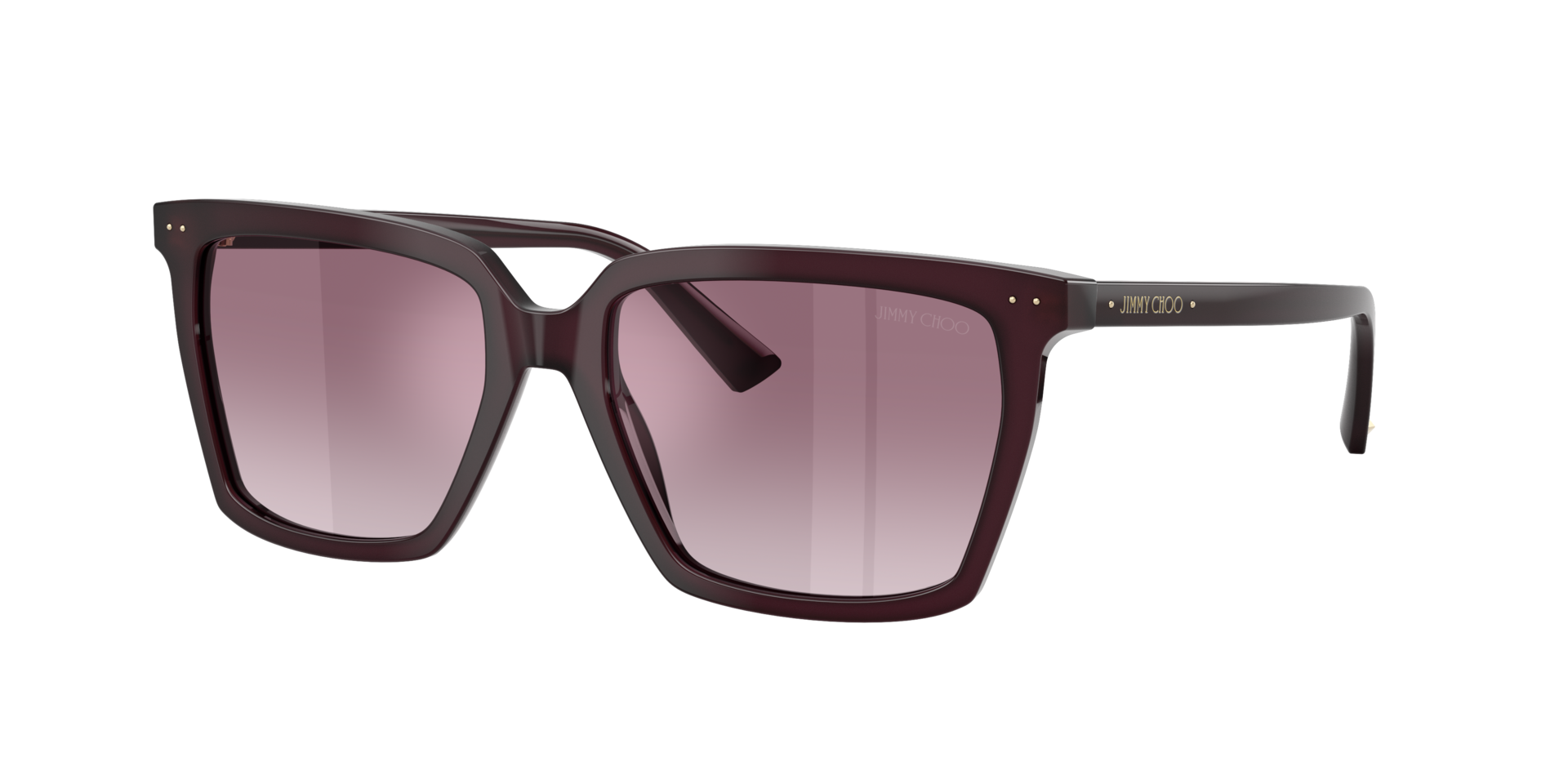 Jimmy Choo Mujer Espejo Plateado Y Violeta Degradado Sunglass Jc5051 - Color Del Marco: Ciruela Opalina, Color De La Lente: