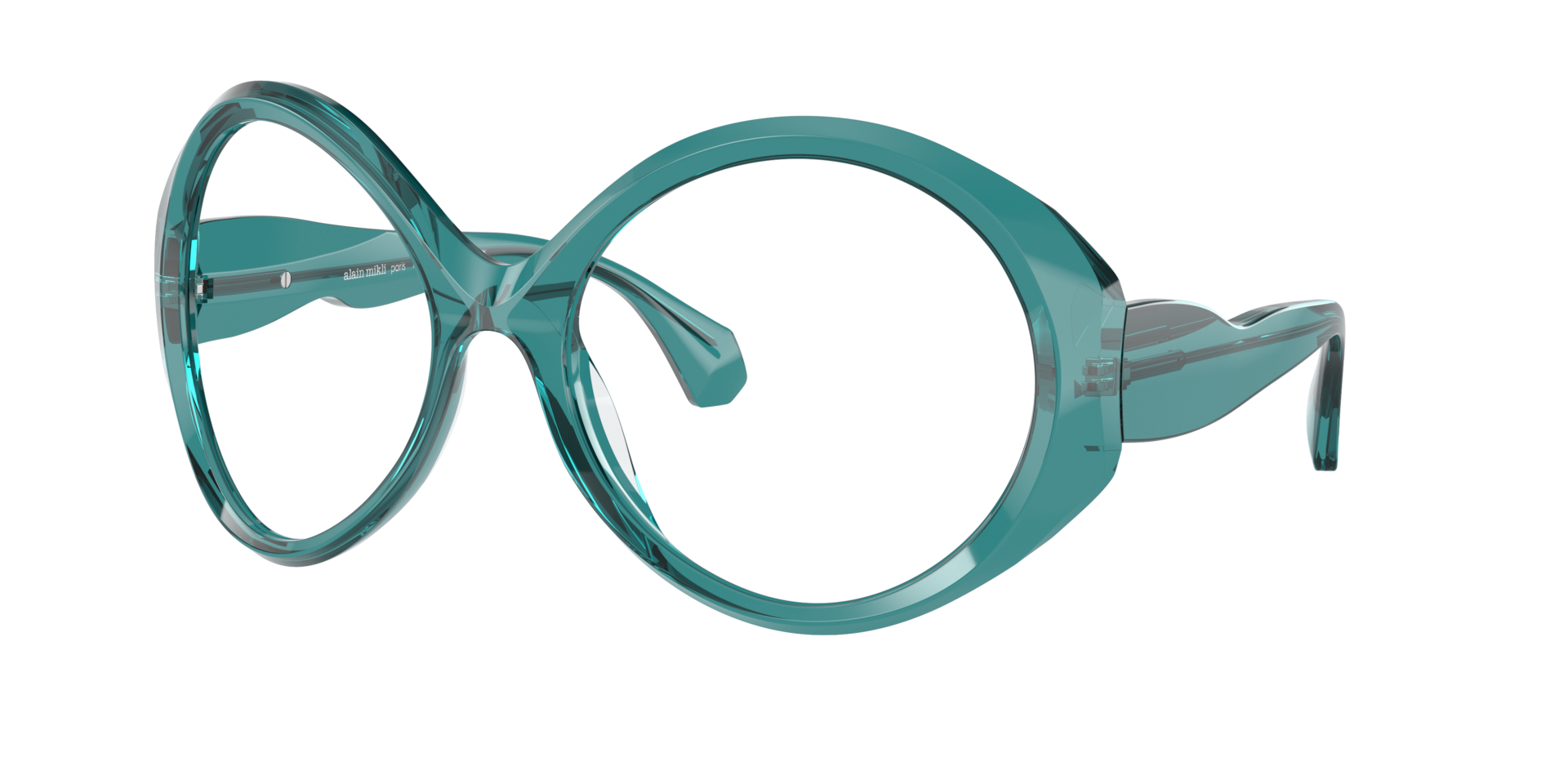 Alain Mikli Woman Sunglass A05503 -  Frame color: Transparent Teal, Lens color: Photo Clear To Brown