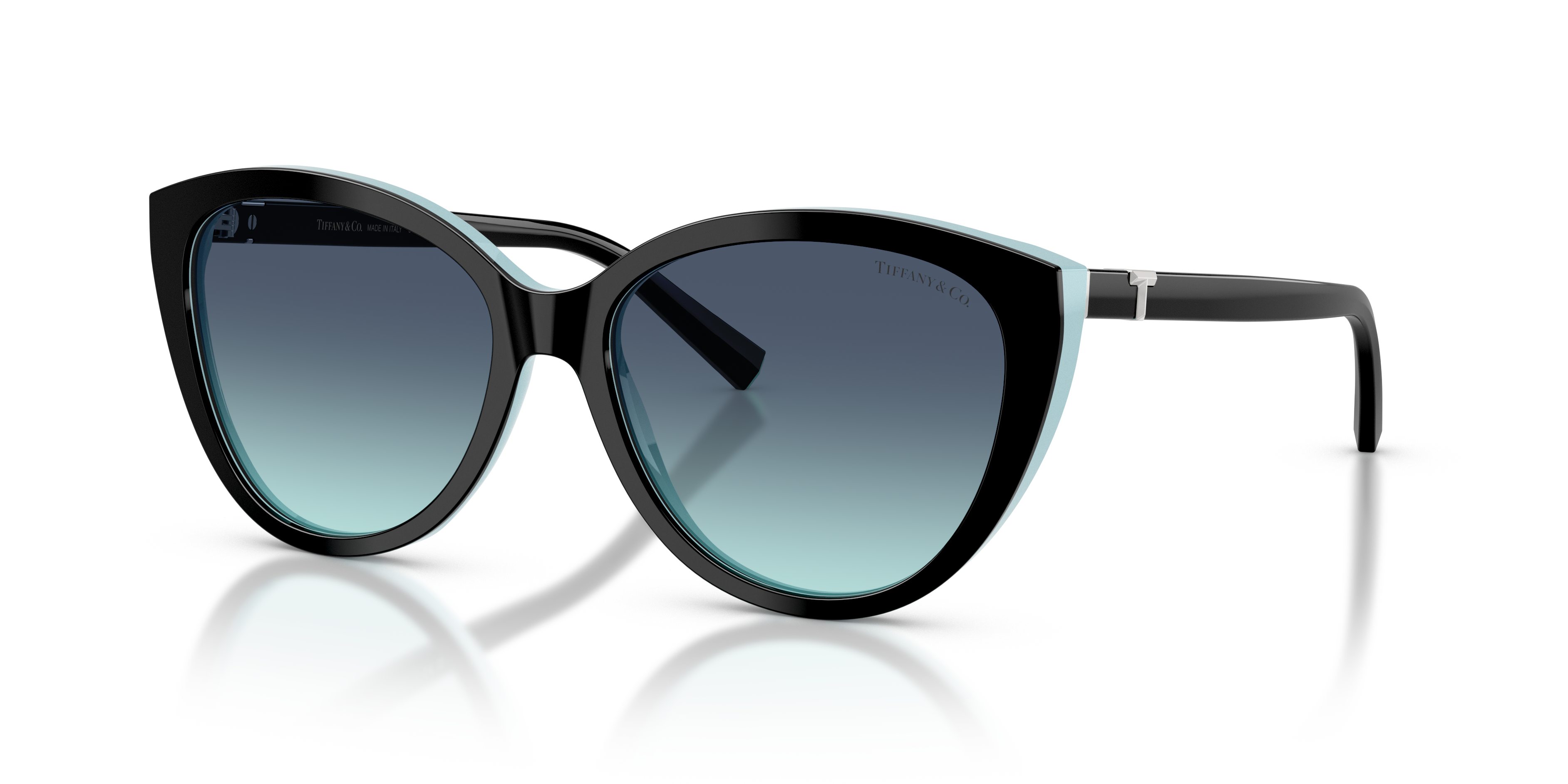 Tiffany & Co. TF4251 M (56 - 16) with Blue lenses and Black frame