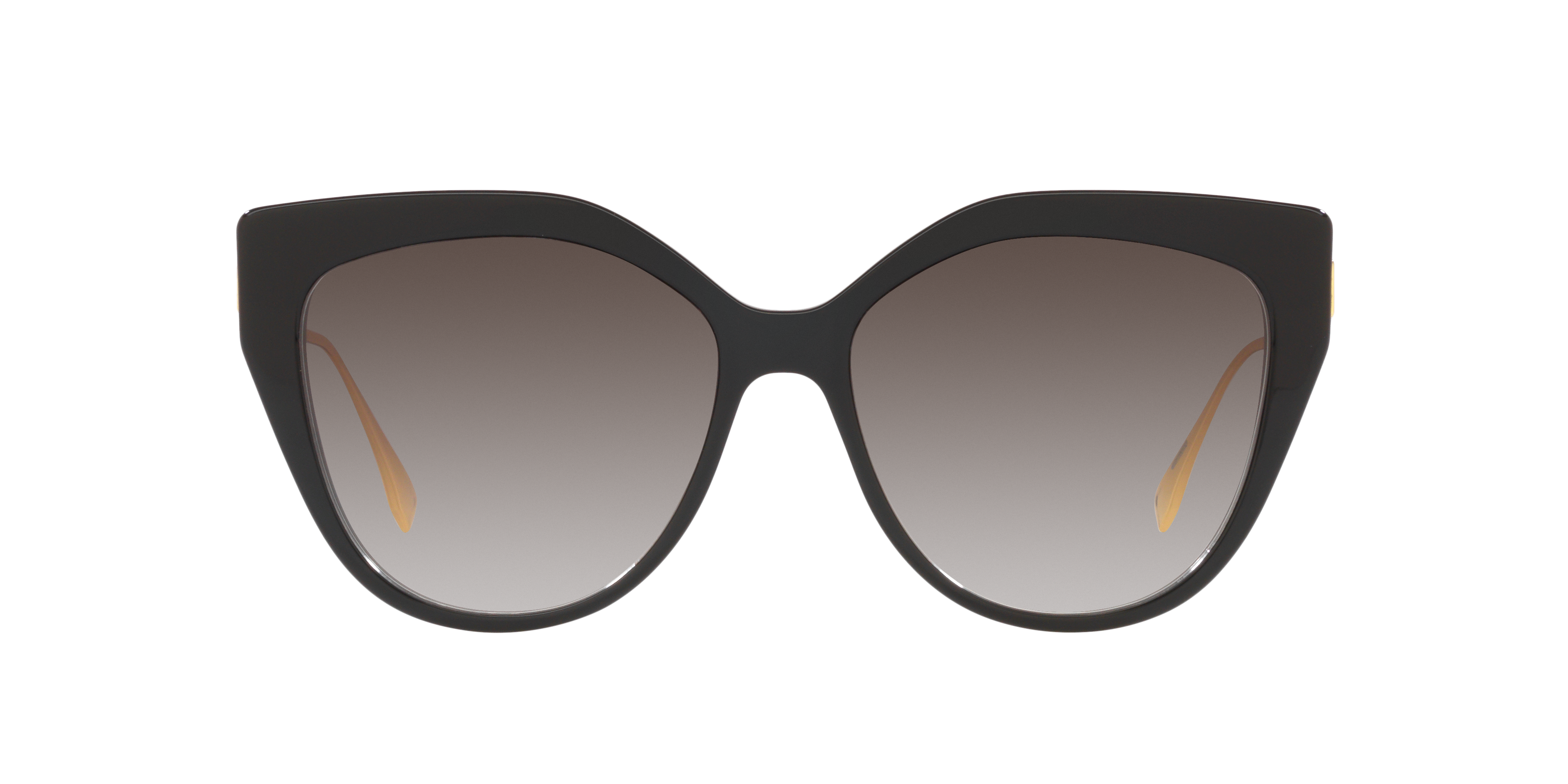 Fendi FE40011U XXS (51 - 16) with Brown lenses and Black frame