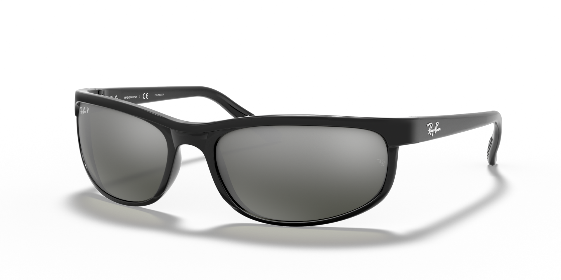 Ray-Ban Predator 2 XXL (62 - 19) with Grey lenses and Black frame