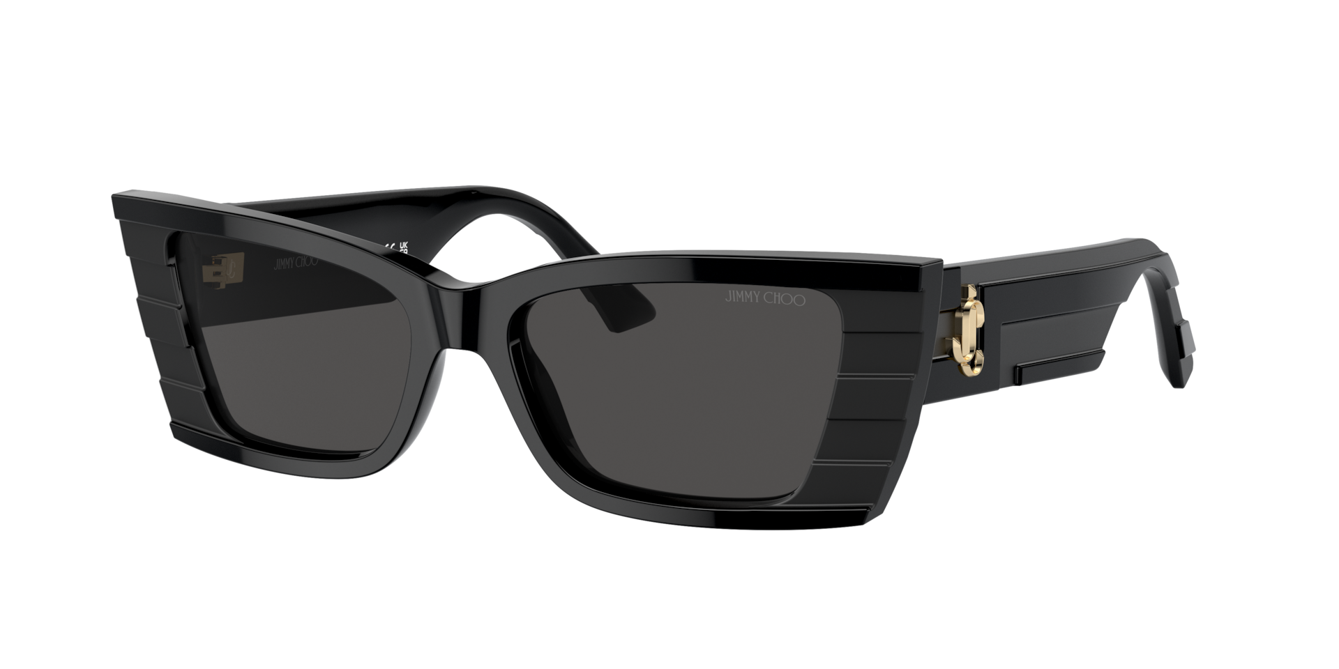 Jimmy Choo Woman Sunglass JC5009 -  Frame color: Matte Black, Lens color: Dark Grey