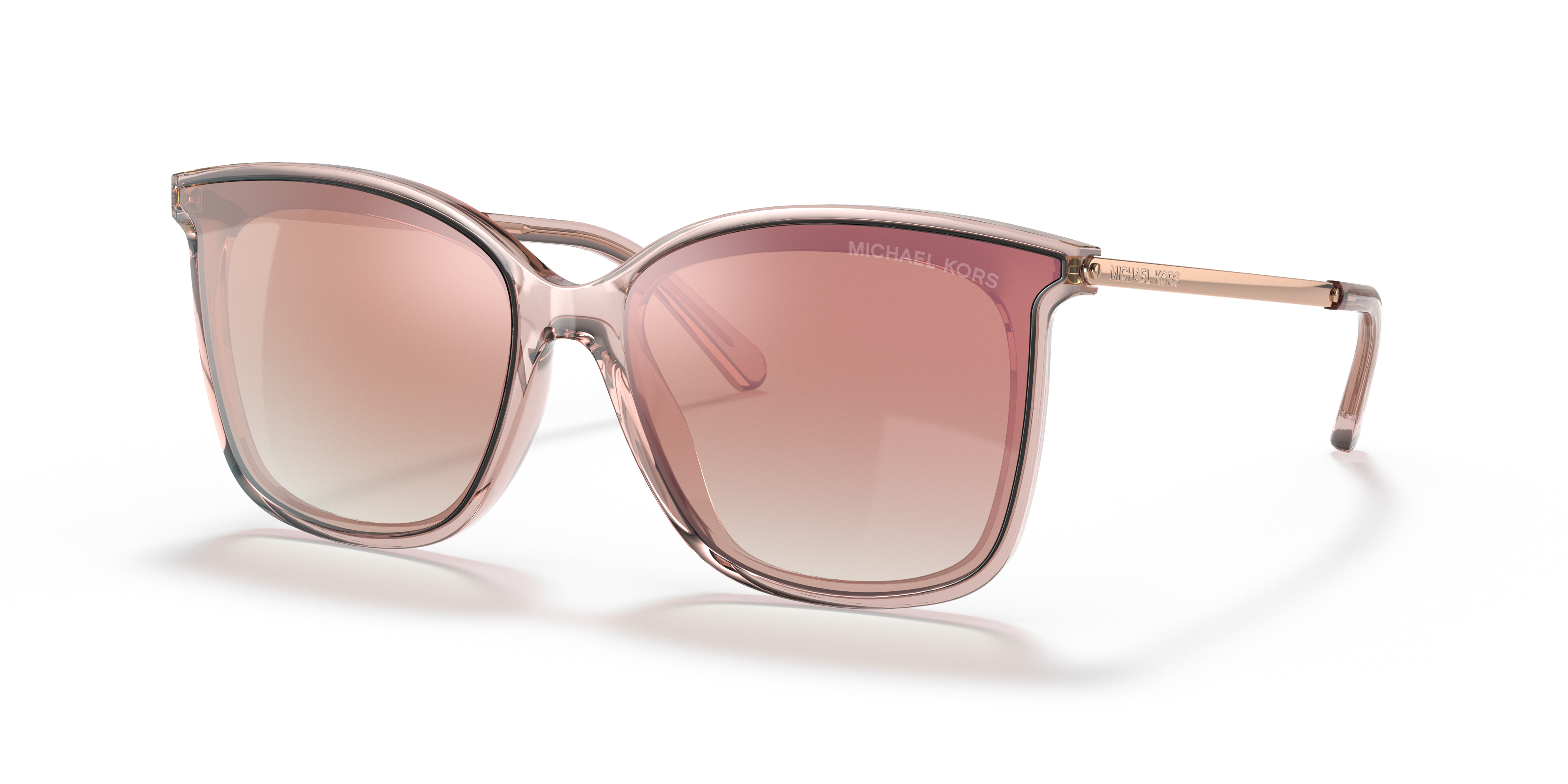 Michael Kors Zermatt L (61 - 17) with Gold lenses and Pink frame