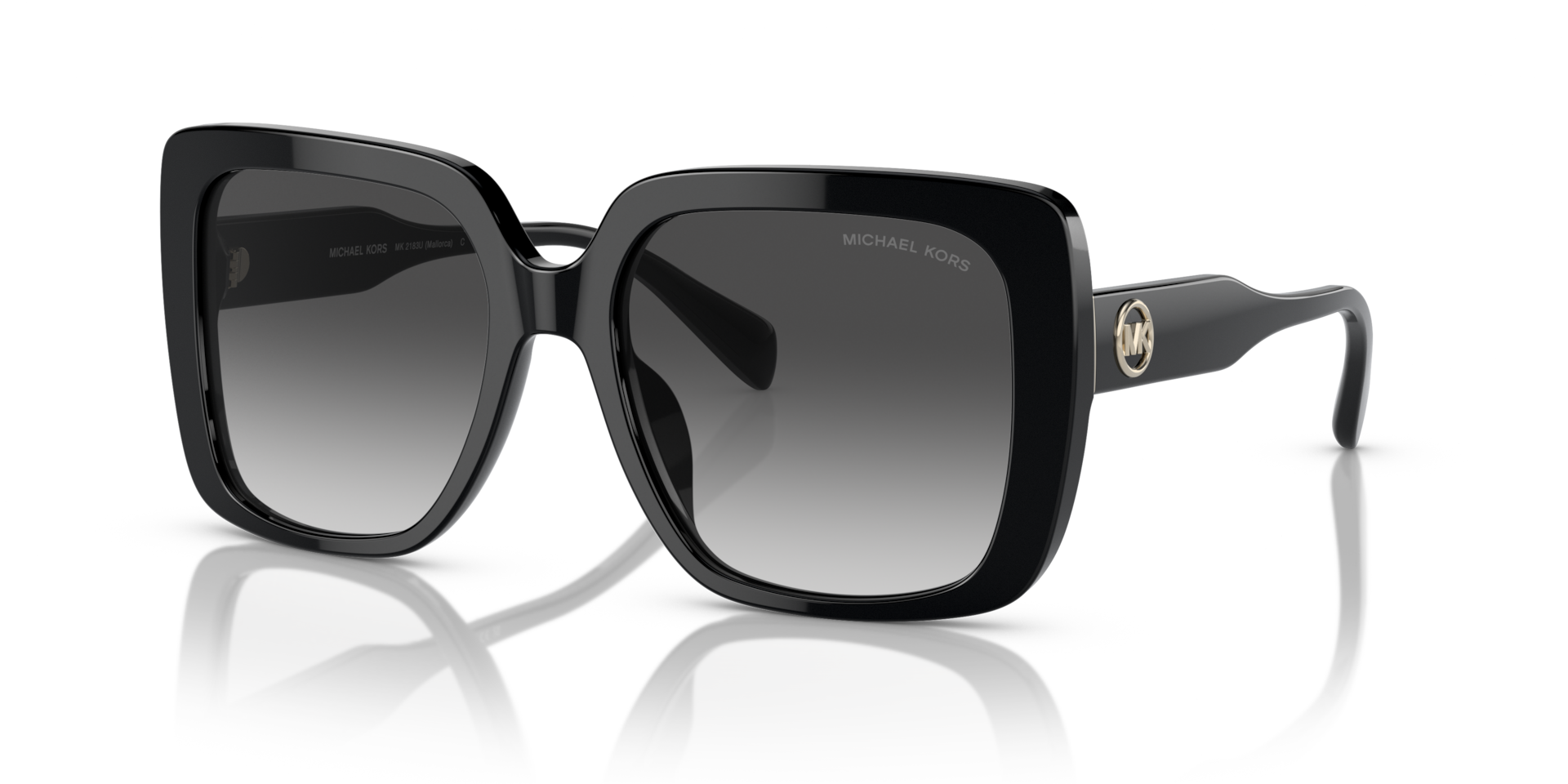 Michael Kors Mallorca M (55 - 18) with Grey lenses and Black frame